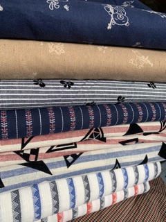 Vải linen in hoạ tiết