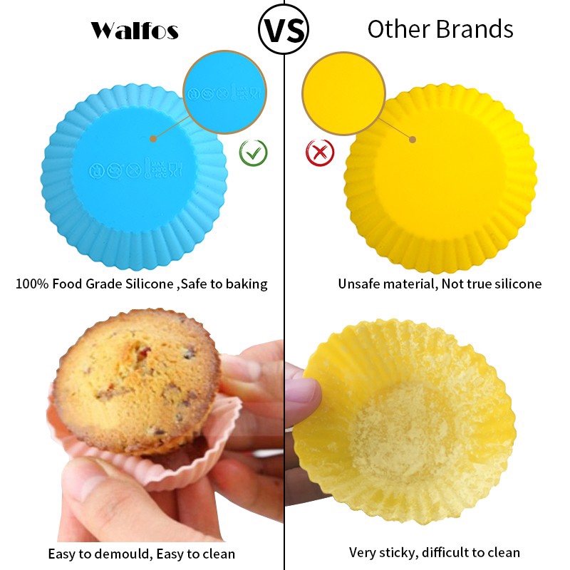 Bộ 2 khuôn làm bánh silicone Walfos