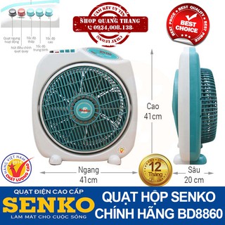 Quạt điện hộp SENKO chính hãng BD8860