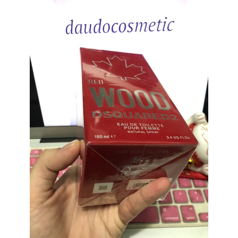 [ fullsize ] Nước hoa nữ DSQUARED2 Red Wood Pour Femme EDT 100ml