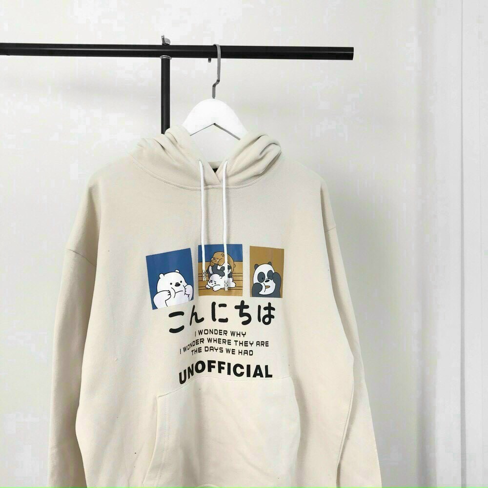 Áo hoodie in hoạt hình chất Nỉ ngoại, mềm mịn in đẹp