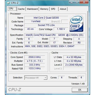 Intel Core 2 Quad Q8300
