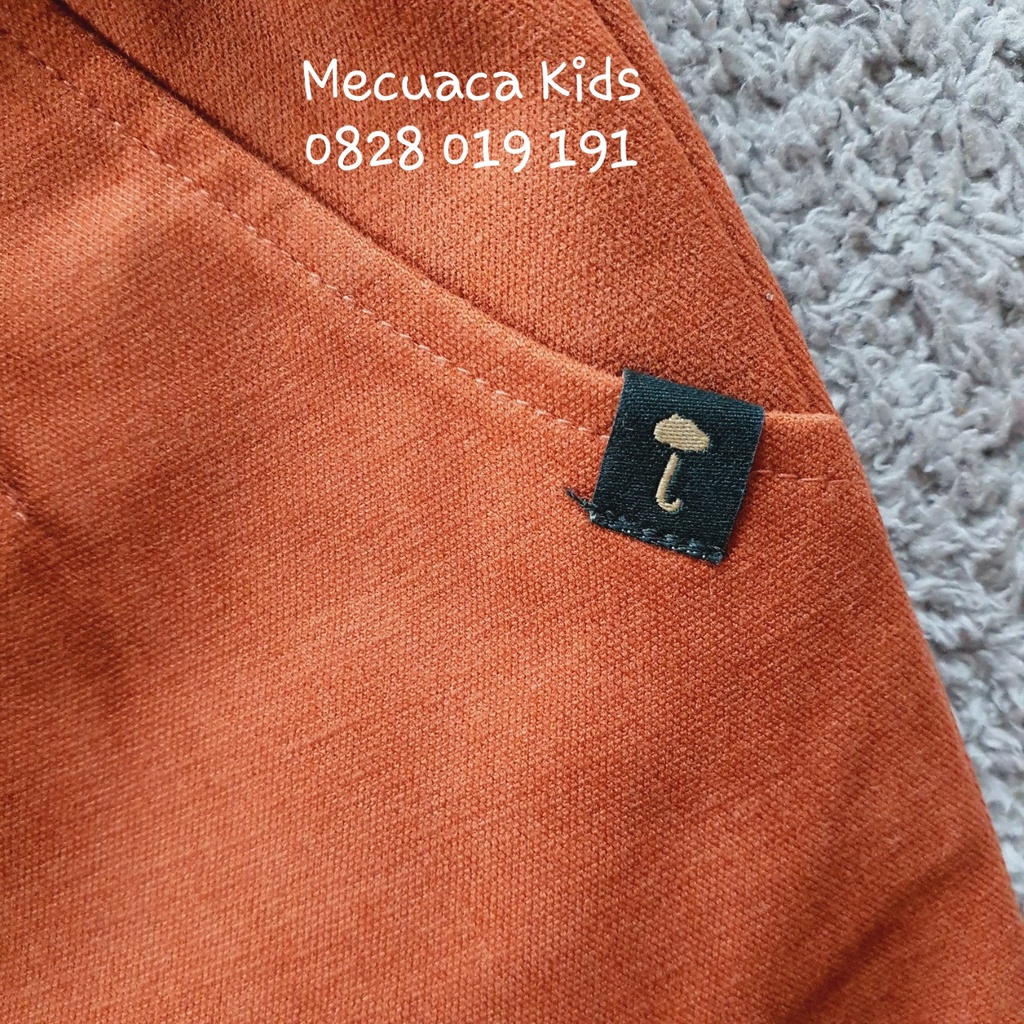 [90-120] Quần cam đất cạp dệt kim xuất Hàn cho bé trai bé gái