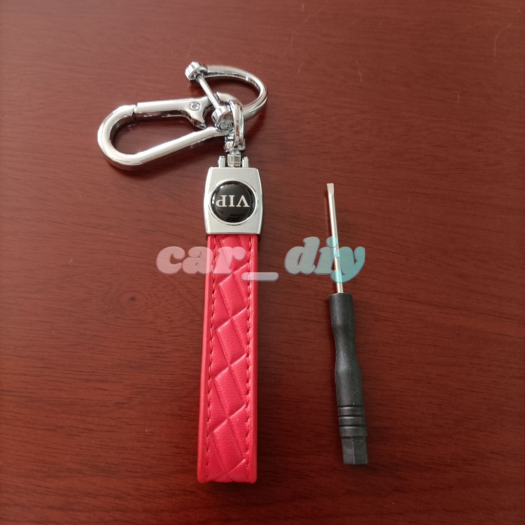 Mới Móc Khóa Da Kim Loại Gắn Xe Máy Độc Đáo Giá Đỡ