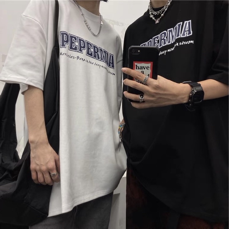 Áo thun tay lỡ nam nữ, áo phông unisex form rộng chất cotton mát mịn thấm hút mồ hôi in hình PEPE