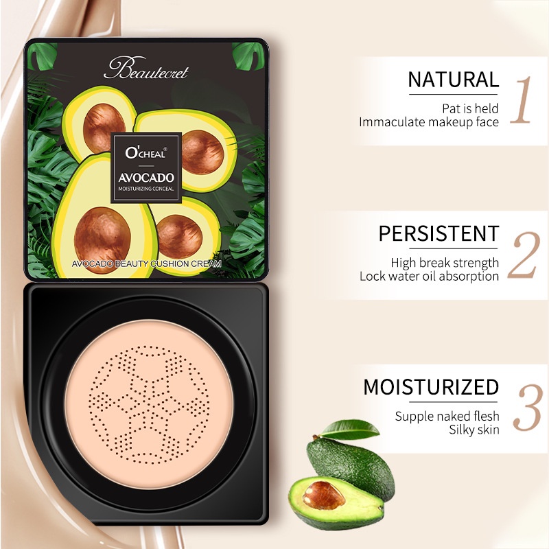 Phấn Nước Air Cushion BB Cream Kèm Mút Trang Điểm Giúp Dưỡng Ẩm Và Làm Trắng Da