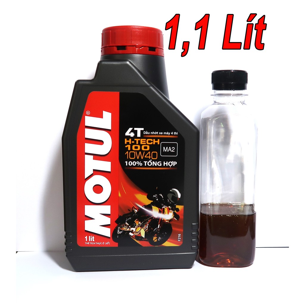 1,1L Nhớt Motul H-Tech 10W40 Cho Ex 150, Winner, Sonic, ...