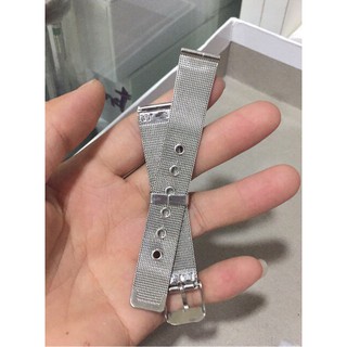 Dây đồng hồ kim loại dạng lưới, dây nhuyễn, dây mesh thay cho các loại đồng hồ