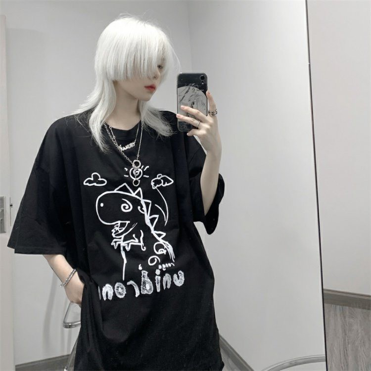 Áo thun tay lỡ form rộng unisex Neko.sg ATL209