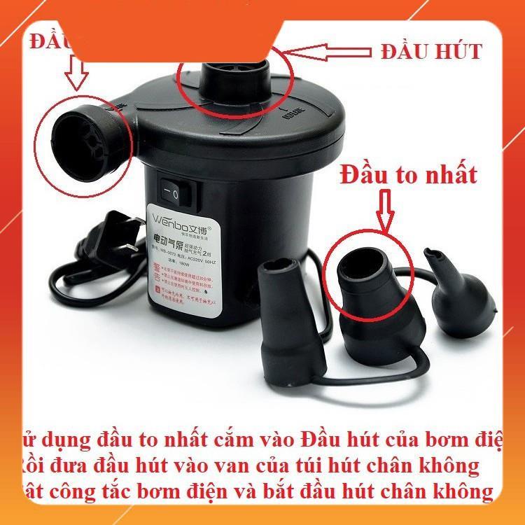 Bơm Điện Đa Năng 3 Đầu Công Suất Lớn, Dễ Dàng Sử Dụng, bơm điện hút xả 2 chiều