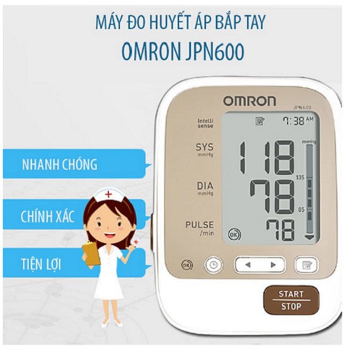 MÁY ĐO HUYẾT ÁP OMRON JPN600