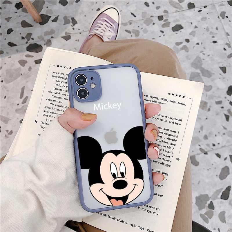 Ốp iphone - Ốp lưng viền nhám Mặt mickey 6/6plus/6splus/7/8/7plus/8plus/x/xs/xsmax/11/11promax - Awifi Case X2-5 | BigBuy360 - bigbuy360.vn