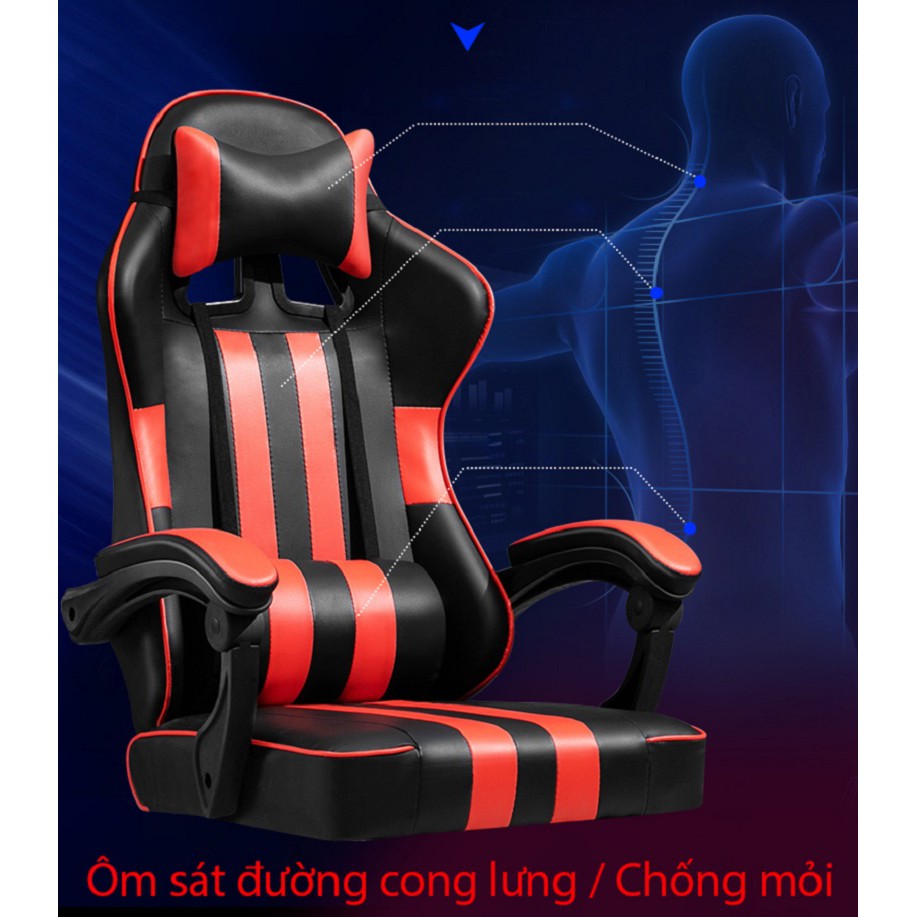 RE0672 Ghế gaming - Ghế game bọc da cao cấp - Bảo hành 24 tháng