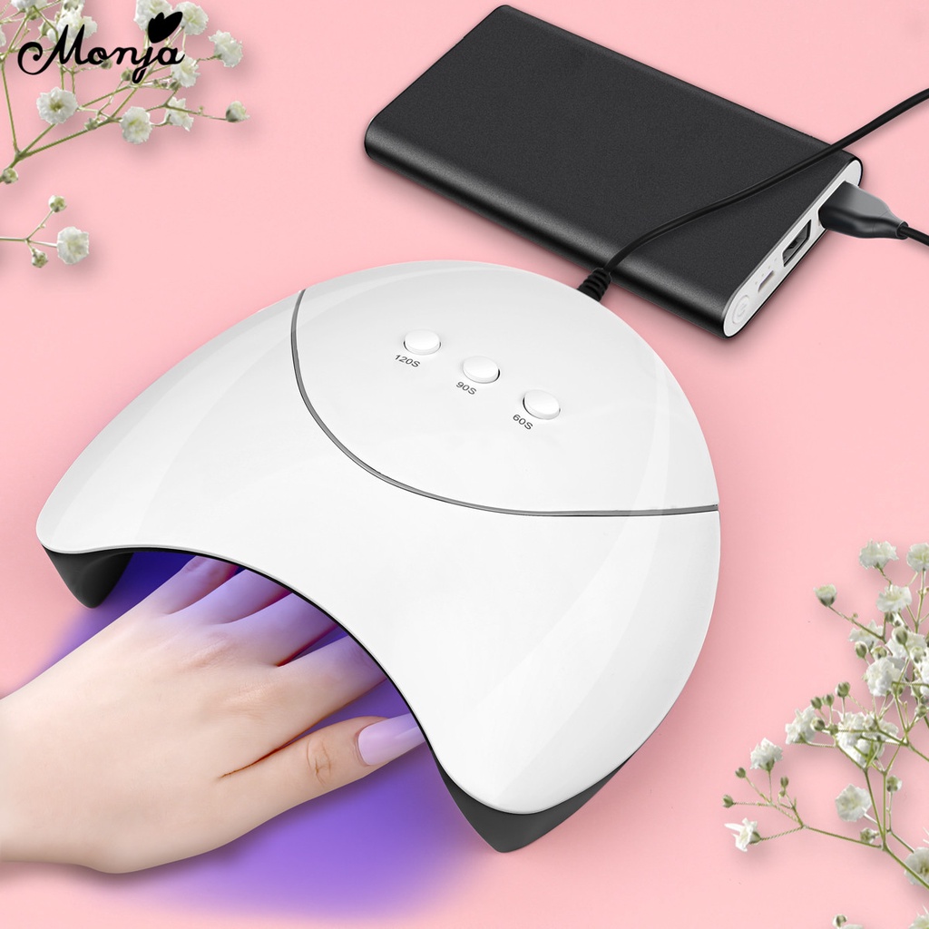 Bộ 12 Đèn LED Cảm Biến Thông Minh 36W Cho Máy Hong Khô Sơn Móng Tay