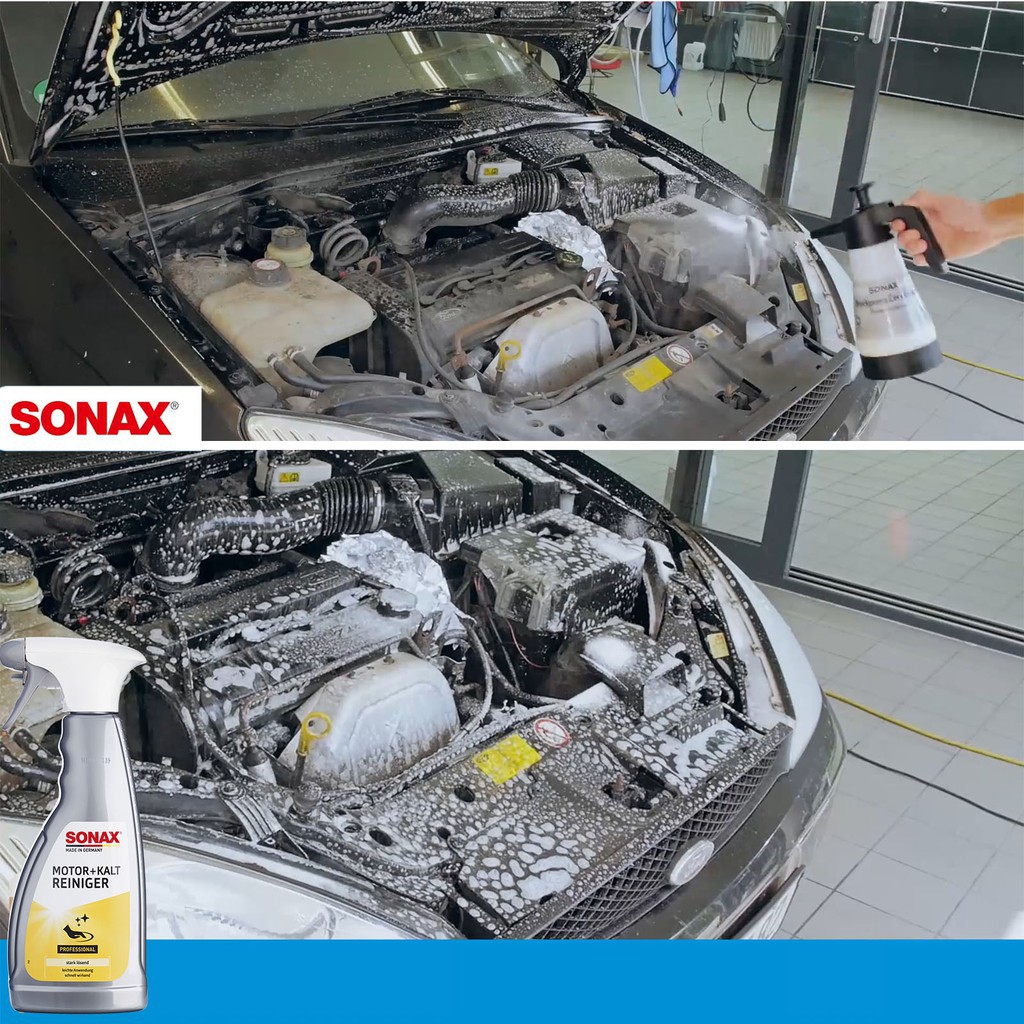 Dung dịch rửa sạch khoang máy Sonax Engine Cold Cleaner 500ml