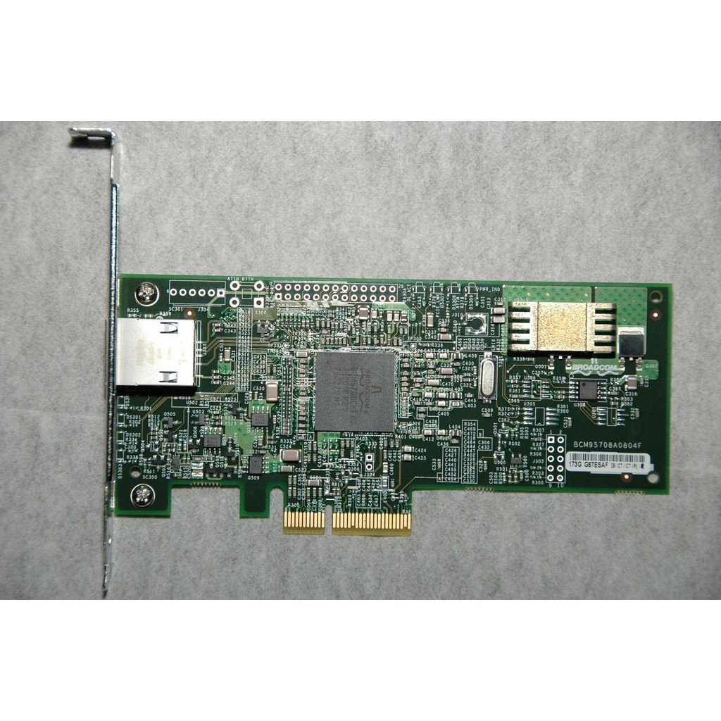 Broadcom BCM5721 1Gbps PCI-Express PCI-E x1 Network Hỗ trợ mạnh BOOTROM,hàng cho SERVER cao cấp