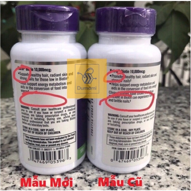 [date xa+ship nhanh] Natrol Biotin 10000mcg 100v hỗ trợ giảm rụng tóc và giúp mọc tóc của Mỹ