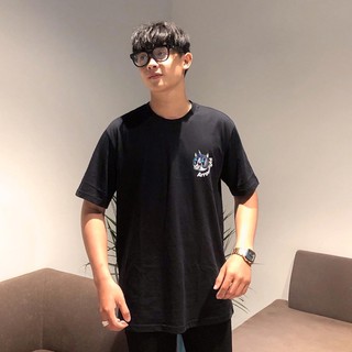 Áo thun Nam (unisex form rộng) - Kool cat tee black