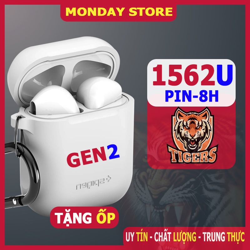 Tai Nghe Bluetooth Hổ Vằn 1562U 8H Bản Cao Cấp Của Louda Âm Thanh Cực Hay Tự Động Kết Nối Chạm Cảm Ứng Đổi Tên Định Vị