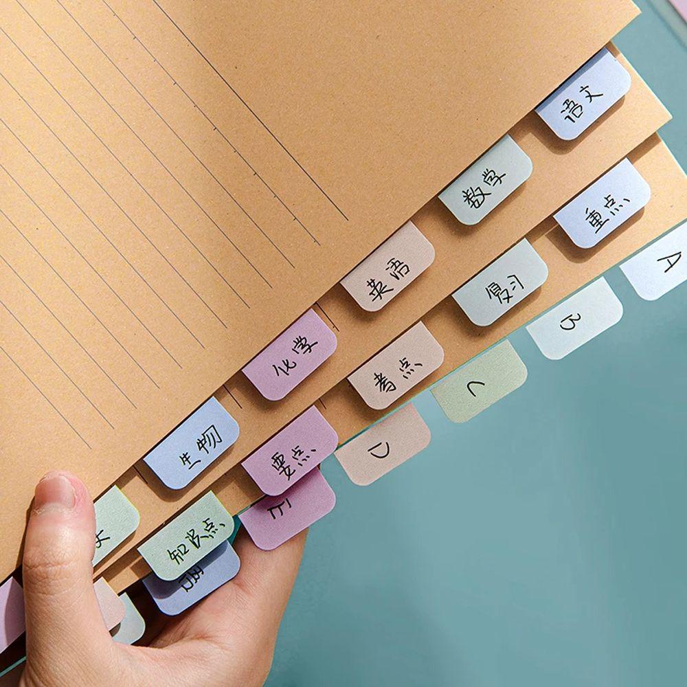 Miếng Dán Chỉ Số CLEOES Nhiều Màu Sắc|Nhãn Dán Trong Suốt Chống Thấm Nước Dùng Trang Trí Sổ Tay DIY