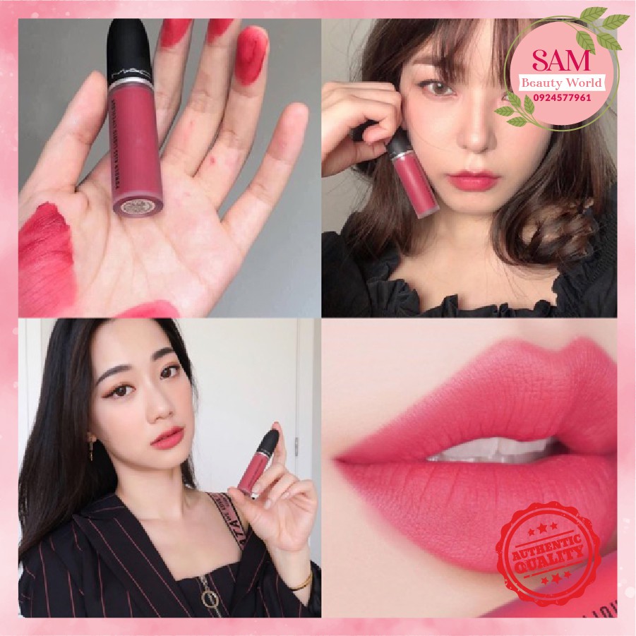 Son kem Mac chính hãng Power kiss liquid 998, 991, 989, 992 full box có bill date tới 2023