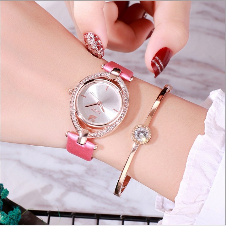 Đồng Hồ Thời Trang Nữ GEDI H-82001 + Tặng Vòng Tay Thời Trang + FULLBOX | BigBuy360 - bigbuy360.vn