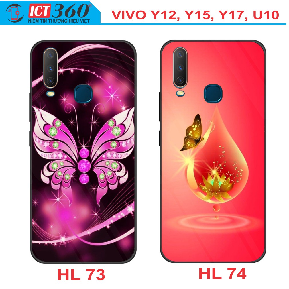 Ốp Lưng Kính VIVO Y12, Y15, Y17, U10 in Hình 3D - in theo yêu cầu