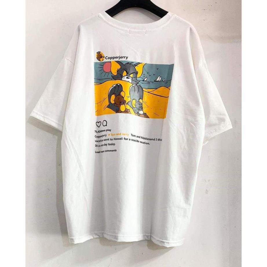Áo Thun MÈO &amp; CHUỘT Unisex