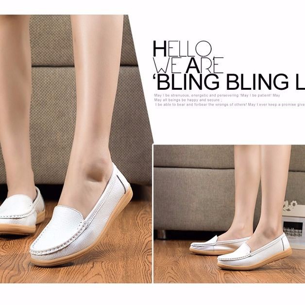 Giày Lười Chất Liệu Da Thật Thời Trang Cho Nữ | BigBuy360 - bigbuy360.vn