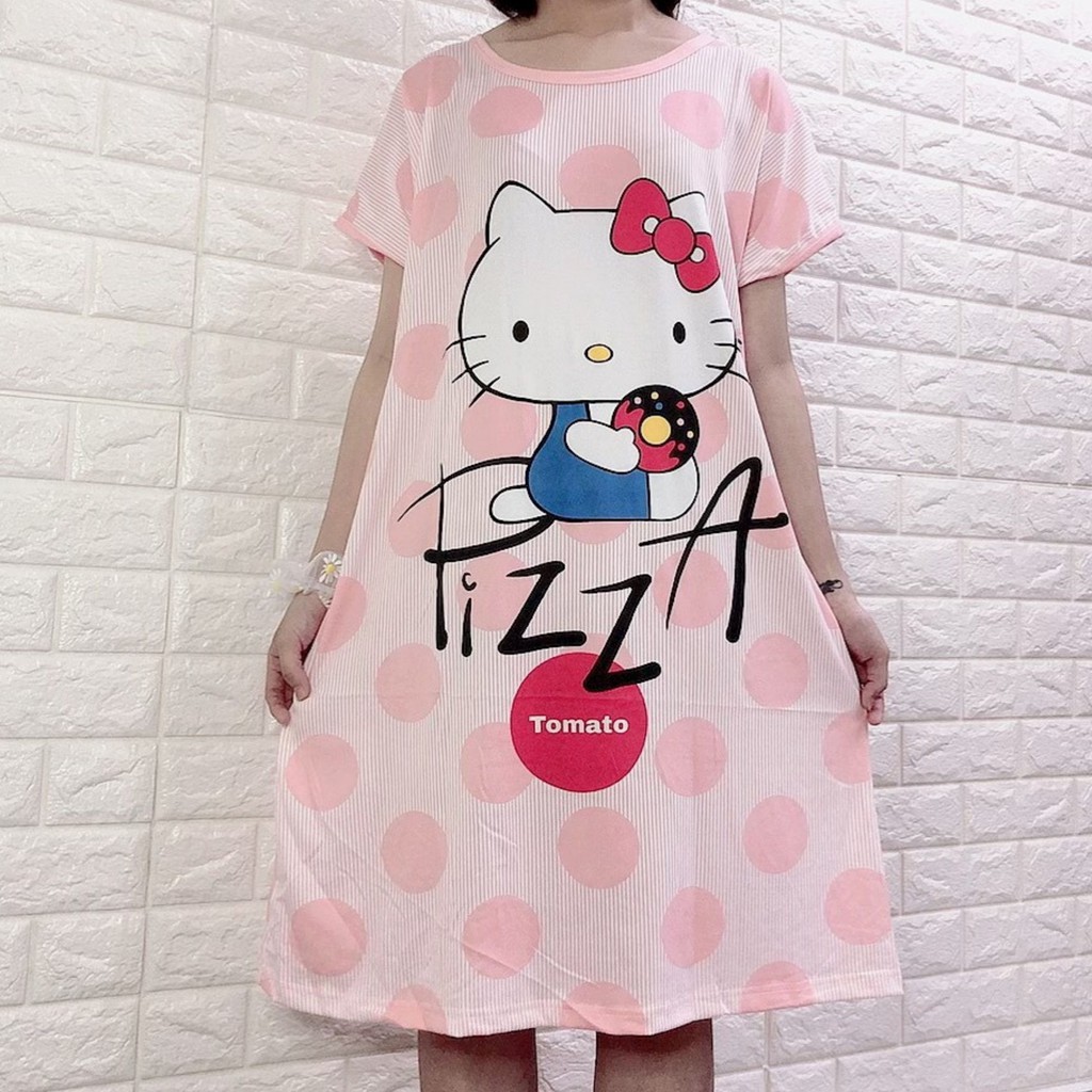 [ Mã WASTAPR giảm 10K đơn 50K] Đầm Ngủ Dáng Rộng Thoải Mái Dễ Thương BigSize mặc ở nhà A01 | BigBuy360 - bigbuy360.vn