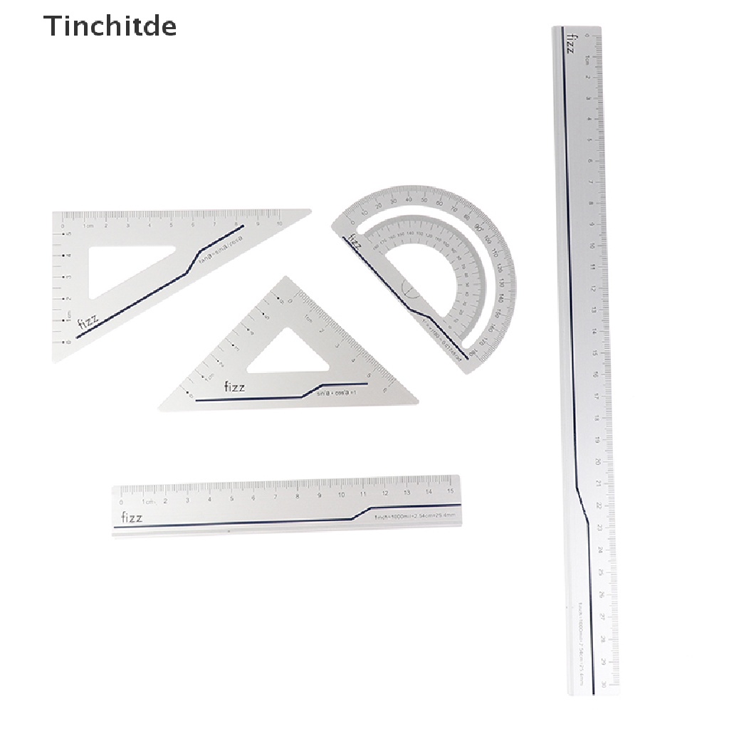 4 thước đo hình tam giác vuông chất liệu hợp kim nhôm