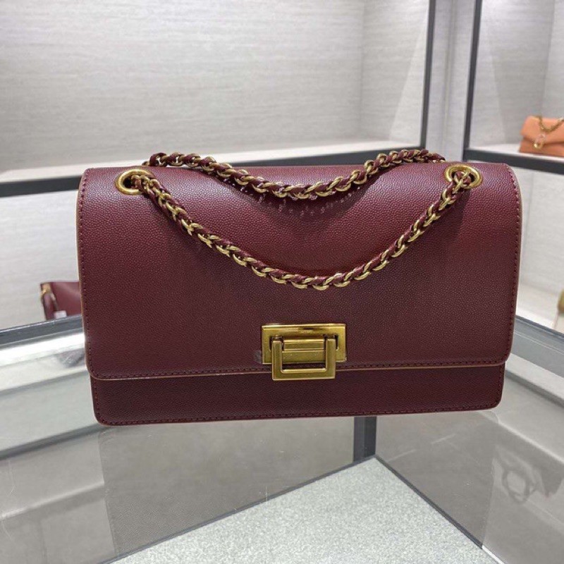 Túi xách khoá gập - clip shop tự quay