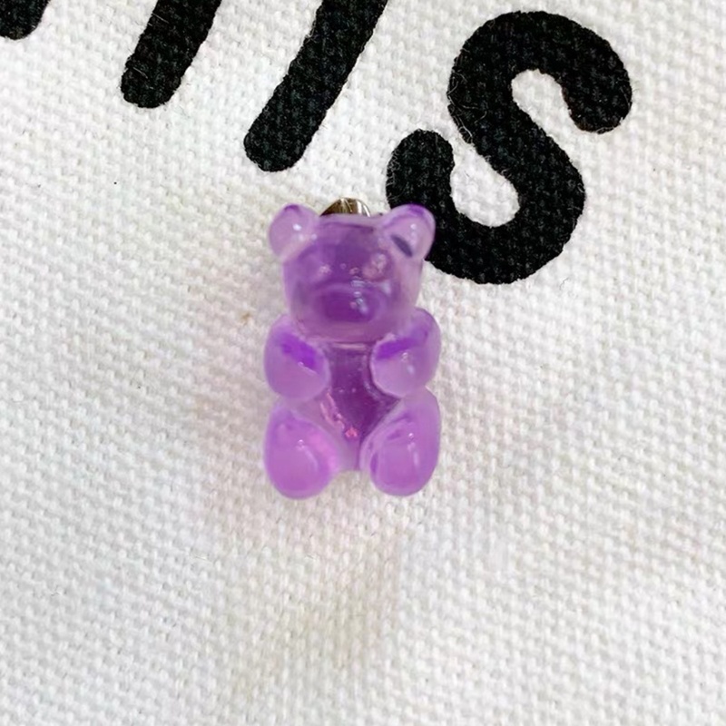 Ghim Cài Áo Hình Gấu Con Bằng Nhựa Resin DIY