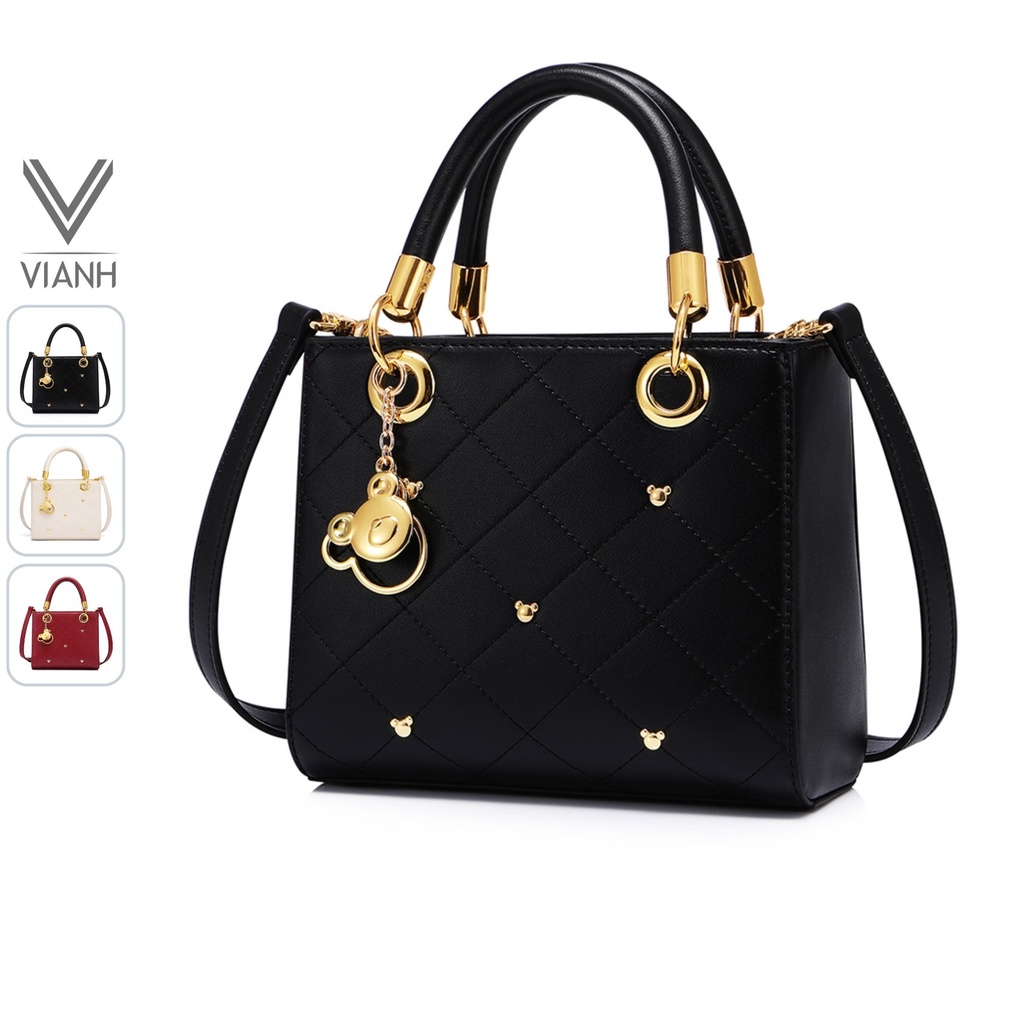 Túi Xách Nữ Thời Trang đẹp sang trọng Just Star ViAnh Store 172633 Charm Gấu