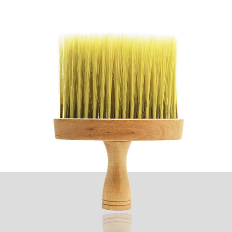 (Hàng Mới Về) Cọ Quét Tóc Phủi Tóc Trên Cổ Tay Cầm Bằng Gỗ Tiện Dụng