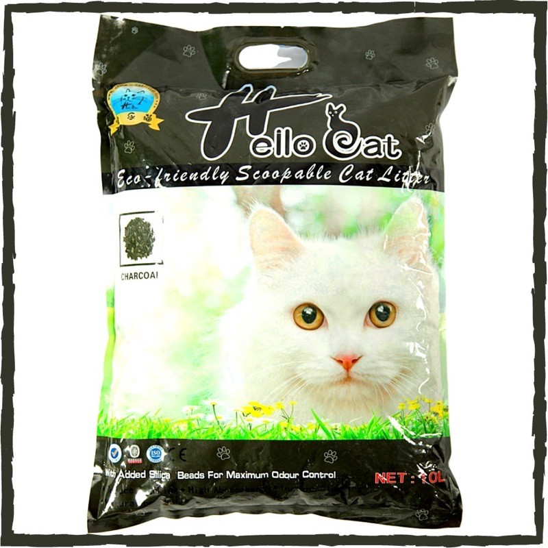 Cát Vệ Sinh Cho Mèo Hello Cat 10 Lít