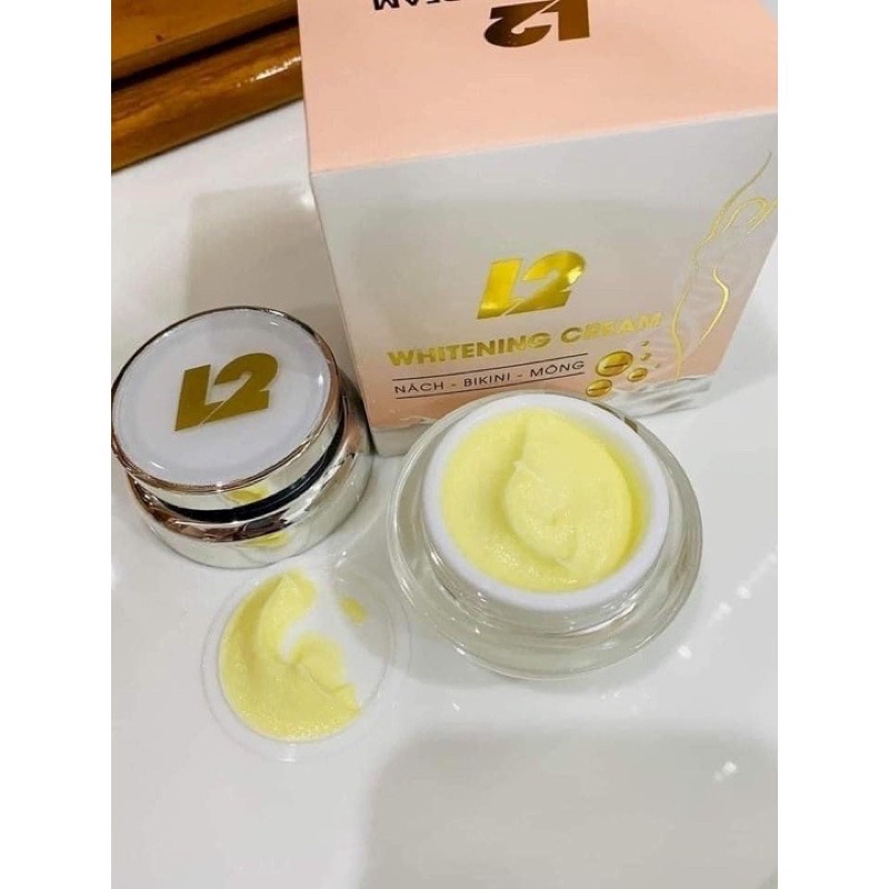 Kem L2 Whitening Cream giảm thâm nách, bikini lọ 25g - CO009
