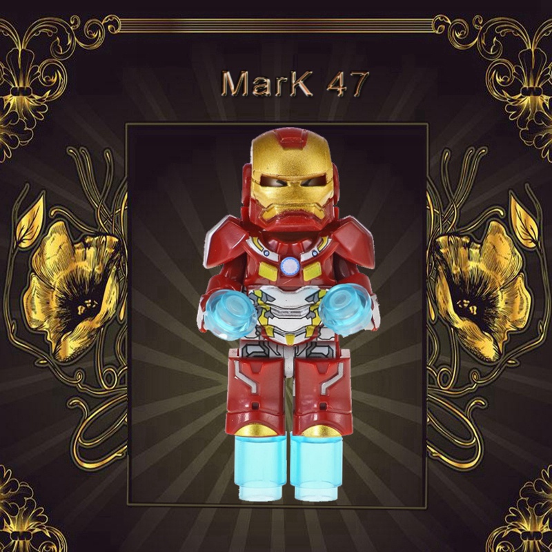 Đồ Chơi Lắp Ráp Mô Hình Nhân Vật Iron Man Stan Lee War