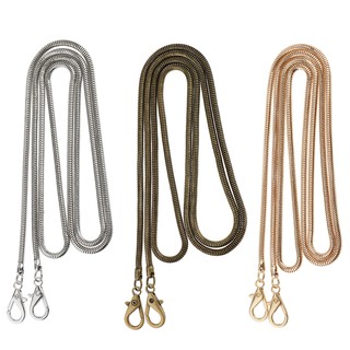 [Perfeclanmy] STOCK120cm Túi Kim Loại Dây Đeo Tay Cầm Túi Đeo Vai Rắn Dây Xích Thay Thế