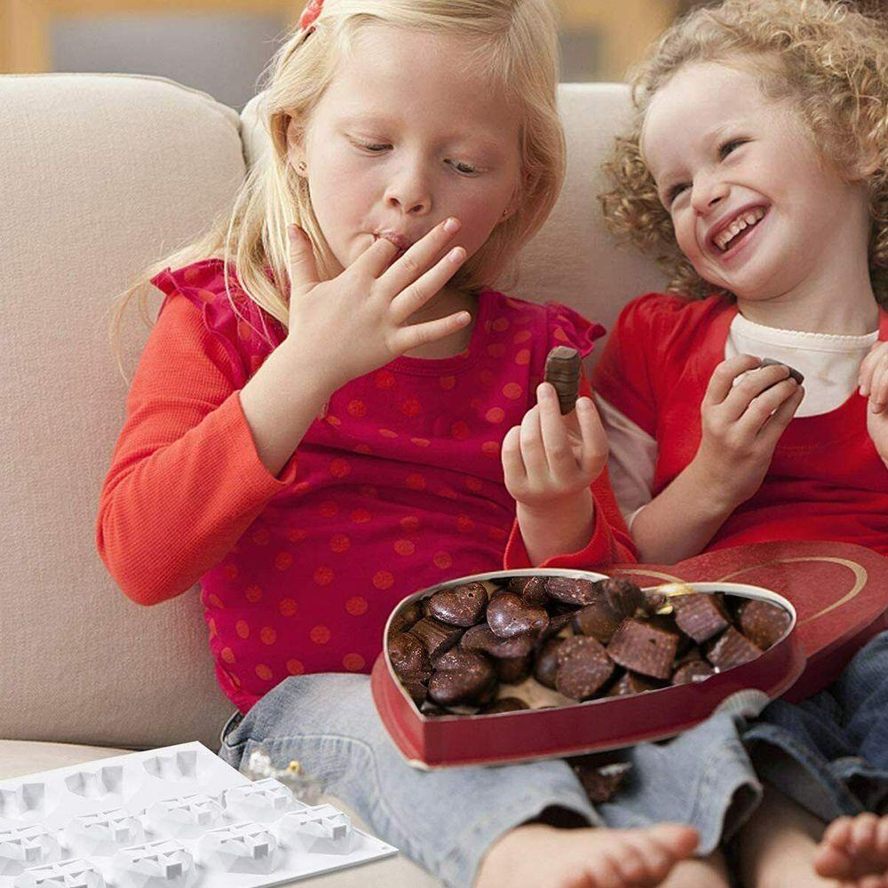 Khuôn Làm Bánh / Sô Cô La Hình Trái Tim 3D