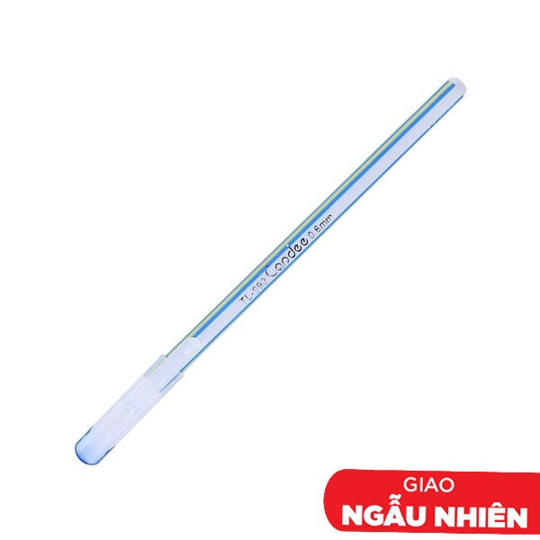 Bút Bi 0.6 mm Candee - Thiên Long TL-093 - Mực Xanh (Màu Thân Bút Giao Ngẫu Nhiên)