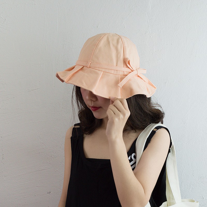 Nón vành xếp ly dễ thương