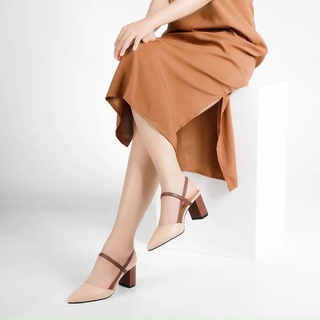 Giày sandal gót vuông MZG03