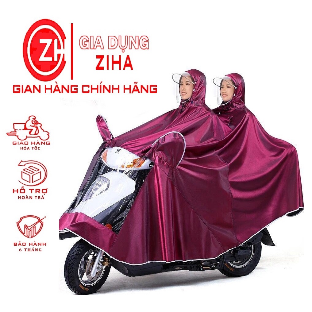 Áo mưa phản quang 1 đầu và 2 đầu có kính chắn