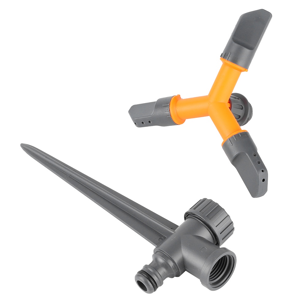 Oxygen072 360 Béc tưới cây phun sương tự động xoay tròn 360 độ Hệ thống tưới cỏ xoay vòng tự động bằng cấp Hệ thống tưới vườn ba cánh tay phun sương tưới cây