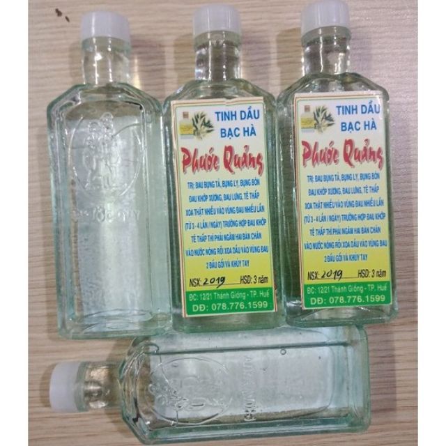Tinh dầu Bạc Hà nguyên chất (thể tích 50ml)