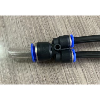 Đầu chuyển bơm đôi ra đầu ống phun sương 8mm