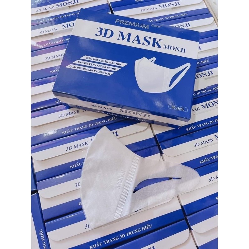 Khẩu Trang 3D Hộp 50 Chiếc Mask Công Nghệ Nhật Bản - Chất Lượng Cao | BigBuy360 - bigbuy360.vn