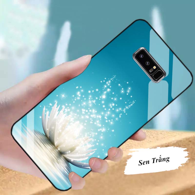 Ốp Samsung Galaxy Note 8, S8, S8 Plus Lưng Kính Cường Lực Cao Cấp Mới Nhất