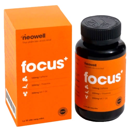 Focus+ Neowell - Hỗ trợ tăng cường sức khỏe, giúp tỉnh táo